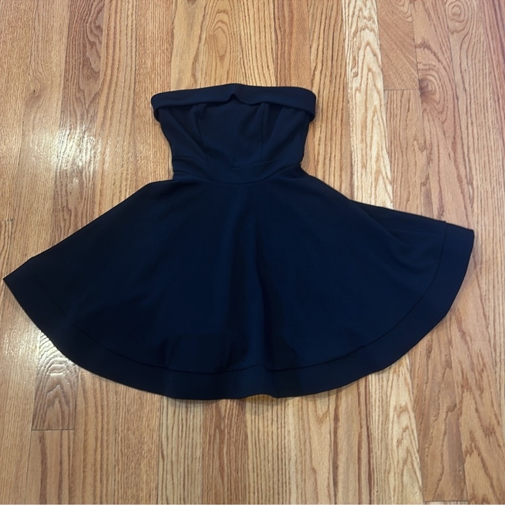 Like New B  Darlin Strapless Dress- Black, Size 1/2